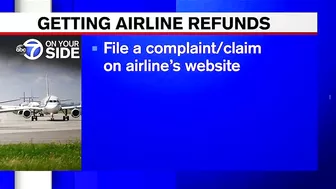 How to get a refund from airlines during travel troubles