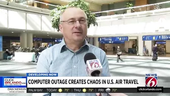 Computer outage creates chaos in US, Central Florida air travel