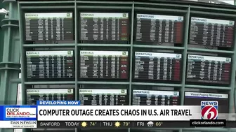 Computer outage creates chaos in US, Central Florida air travel