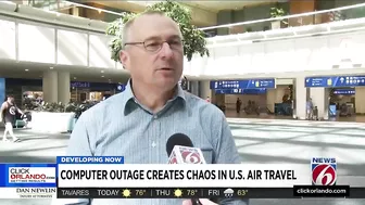 Computer outage creates chaos in US, Central Florida air travel