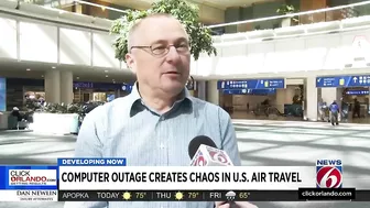 Computer outage creates chaos in US, Central Florida air travel