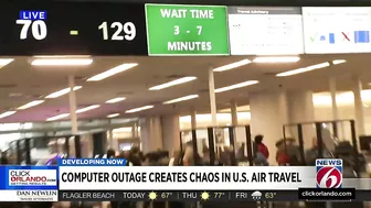 Computer outage creates chaos in US, Central Florida air travel