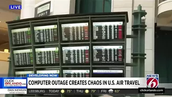 Computer outage creates chaos in US, Central Florida air travel