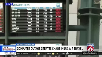 Computer outage creates chaos in US, Central Florida air travel