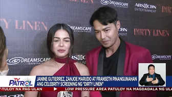 Mga bida ibinahagi ang excitement sa 'Dirty Linen' celebrity screening | TV Patrol