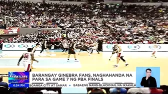 Game 7 attendance ng PBA Commissioner's Cup Finals, inaasahang record-breaking | Frontline Pilipinas