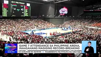 Game 7 attendance ng PBA Commissioner's Cup Finals, inaasahang record-breaking | Frontline Pilipinas