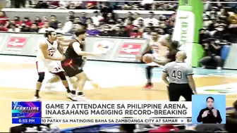 Game 7 attendance ng PBA Commissioner's Cup Finals, inaasahang record-breaking | Frontline Pilipinas