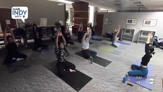 IU Health Methodist provides free yoga classes for nurses and doctors