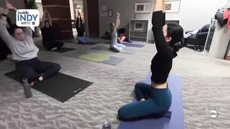 IU Health Methodist provides free yoga classes for nurses and doctors