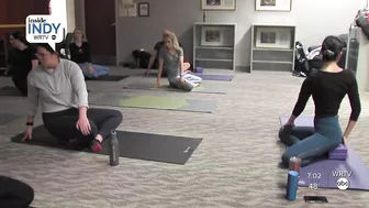 IU Health Methodist provides free yoga classes for nurses and doctors