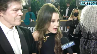 Lisa Marie Presley Appeared Unsteady in Final 'Extra' Interview at Golden Globes