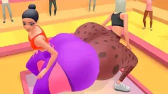 Twerk Run 3D_All Level 34 Gameplay Android,ios_Walkthrough Mobile Game New App Update