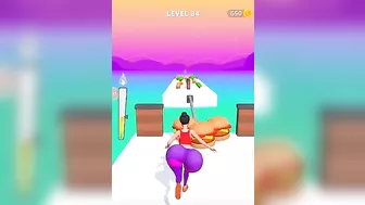 Twerk Run 3D_All Level 34 Gameplay Android,ios_Walkthrough Mobile Game New App Update