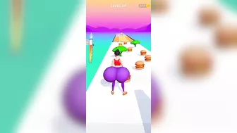 Twerk Run 3D_All Level 34 Gameplay Android,ios_Walkthrough Mobile Game New App Update