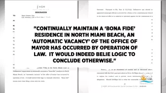 Legal opinion: North Miami Beach Mayor DeFillipo "automatically vacated" seat