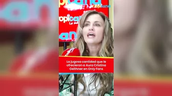 Aura Cristina Geithner en 0nly Fans: Le llegan propuestas de mujeres