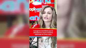 Aura Cristina Geithner en 0nly Fans: Le llegan propuestas de mujeres