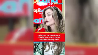 Aura Cristina Geithner en 0nly Fans: Le llegan propuestas de mujeres