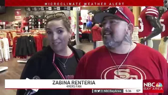 49ers, Fans Prepare for Storm Ahead of Playoff Game Against Seahawks