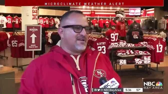 49ers, Fans Prepare for Storm Ahead of Playoff Game Against Seahawks