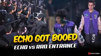 ECHO GOT BOOED in the ECHO vs RRQ ENTRANCE. . . ????