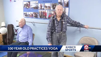 100-year-old credits yoga with keeping him independent