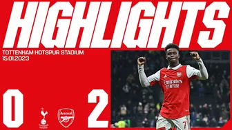 HIGHLIGHTS | Tottenham Hotspur vs Arsenal (0-2) | North London derby delight!