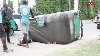 AJALI MBEZI BEACH:BAJAJI MBILI ZAGONGANA USO KWA USO "DEREVA KAKIMBIA, MWINGINE MAJERUHI