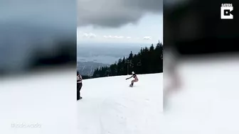 Snowboarding In A Bikini