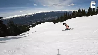 Snowboarding In A Bikini