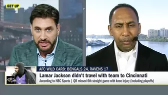 Stephen A. reacts to Lamar Jackson not traveling to Cincinnati | Get Up