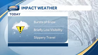 Video: Slippery travel conditions Monday morning as snow passes through New Hampshire