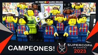 Supercopa de España 2023 • Real Madrid vs Barcelona 1-3 ???? All Goals ElClásico in Lego Football