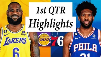 Los Angeles Lakers vs. Philadelphia 76ers Full Game 1st QTR | Jan 15 | 2022-2023 NBA Season