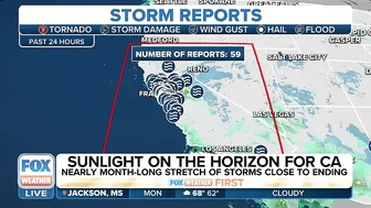 California's Nearly Monthlong Stretch Of Atmospheric River Impacts Will End This Week