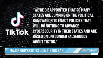 Major universities join TikTok ban as security concerns grow