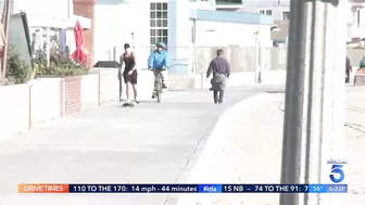 Growing battle over E-bikes on boardwalk in Newport Beach