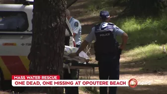 1 dead, another missing after family get into trouble at Coromandel beach