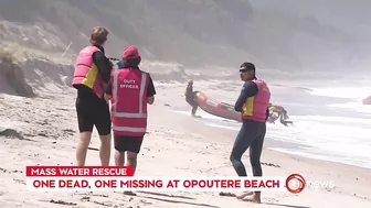 1 dead, another missing after family get into trouble at Coromandel beach