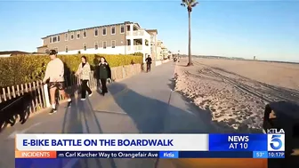 Orange County beach considers regulating e-bikes on boardwalks