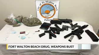 2 teens, 3 adults arrested in Fort Walton Beach, found with several guns, fentanyl, other drugs: Pol