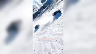 Experience playing with remote control off-road models on snowy roads