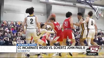 HIGHLIGHTS: Schertz John Paul II boys, girls play first true home games on brand new court