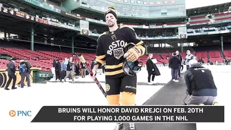 Bruins Will Honor David Krejci For Playing In 1,000 NHL Games