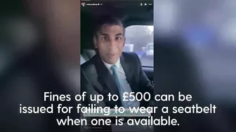 Rishi Sunak apologises for not wearing a seatbelt while filming Instagram video