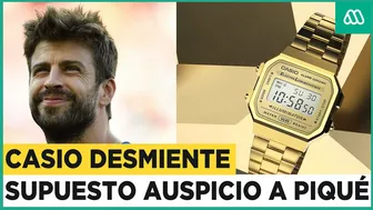 Casio desmiente supuesto auspicio a Gerard Piqué en publicación de Instagram