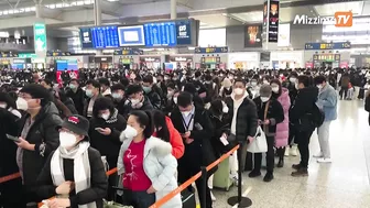 Massive crowds in Shanghai during CNY travel rush as Covid restrictions lift