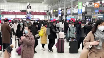 Massive crowds in Shanghai during CNY travel rush as Covid restrictions lift