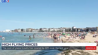 Cost of flights has soared by 44% over the last year | Travel expert Sally Gethin explains